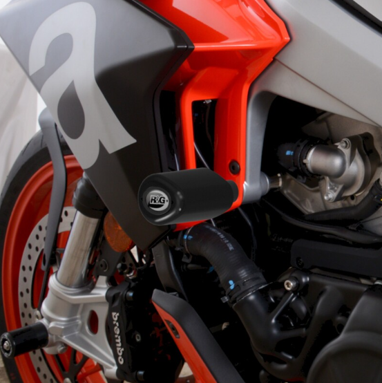 Краш тапи за ост R&amp;G RACING Aero Crash Protectors Black - Aprilia Tuono 660 22-24